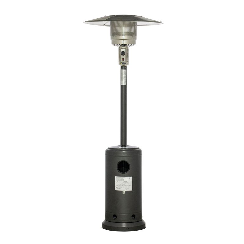 RELAN - Estufa Calefactor Exterior Silver Para Patio Terraza Relan