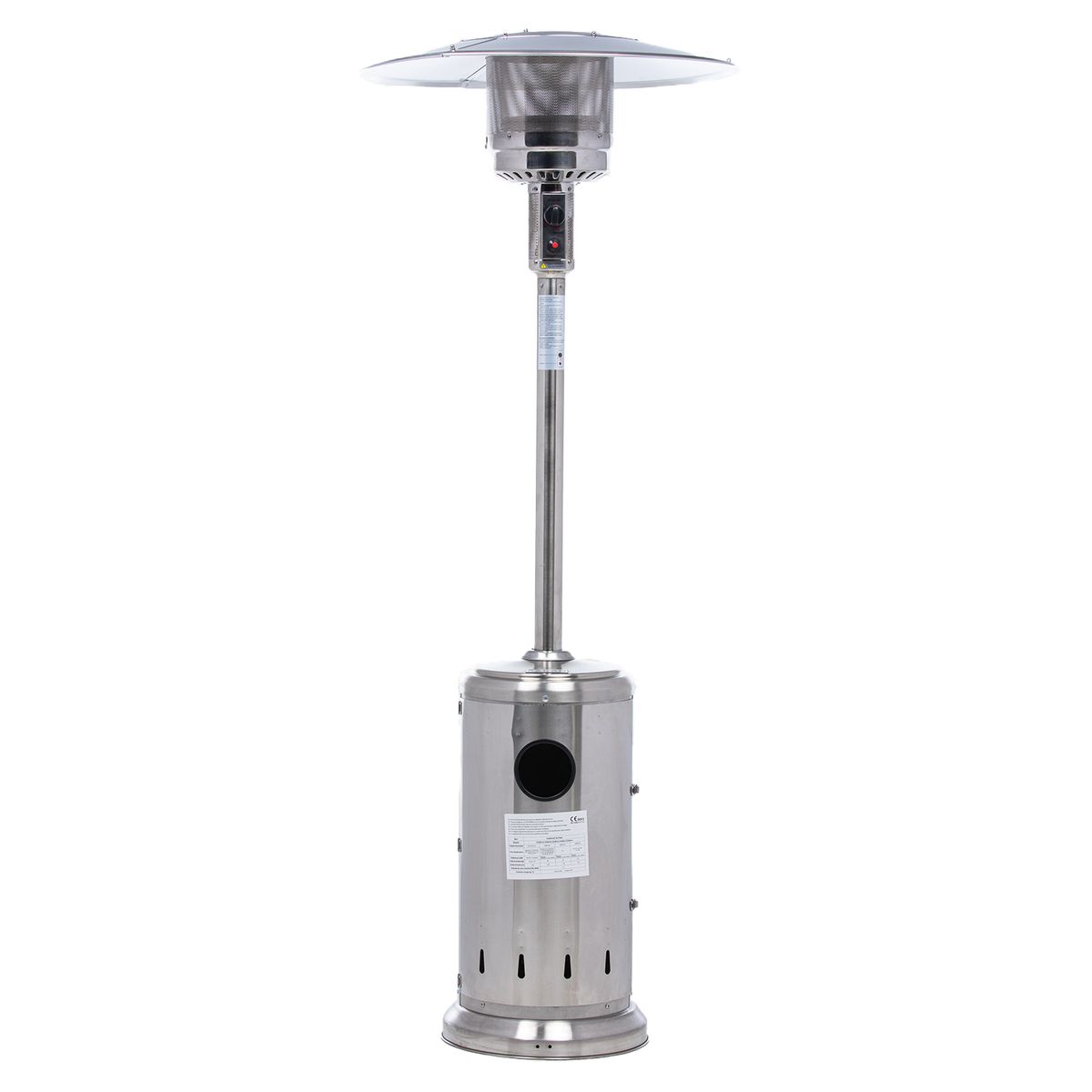 RELAN - Estufa Calefactor Exterior Silver Pro Acero Inoxidable Relan