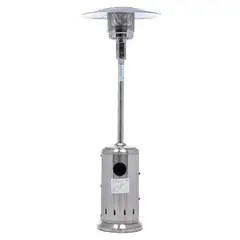 RELAN - Estufa Calefactor Exterior Silver Pro Acero Inoxidable