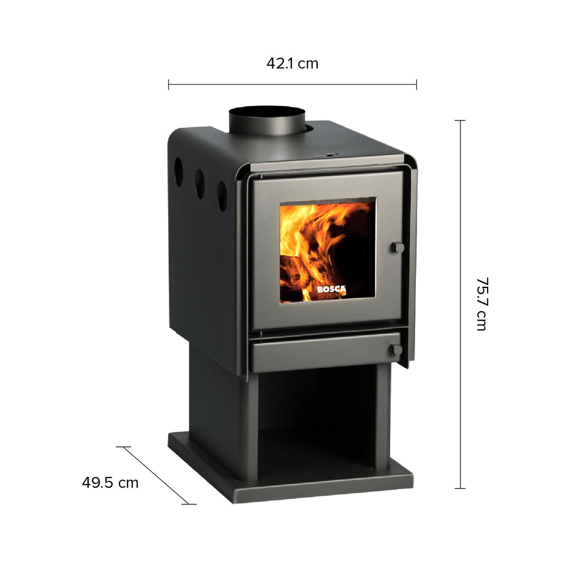 BOSCA - Calefactor Bosca A Leña Limit 360