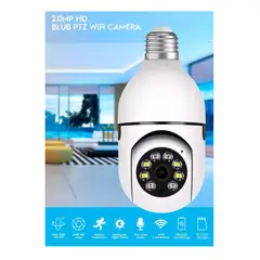 GENERICO - Cámara Inteligente WIFI Visión Panorámica 360° Control Remoto Visión Nocturna