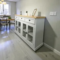 BUFFET RUSTICO DE MADERA LACADO MGR MUEBLES