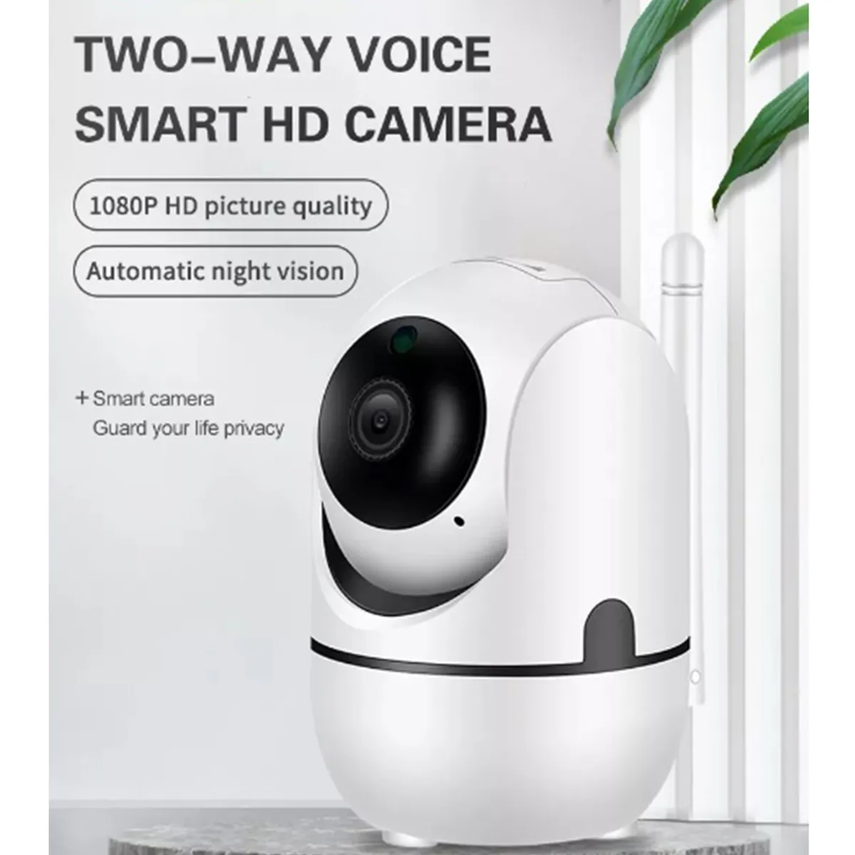 GENERICO - Cámara Inteligente WIFI 360° motorizada Full HD Panorámica A3