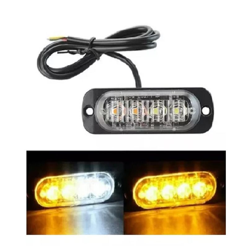 GENERICO - Baliza Estroboscopico Led Foco Neblinero 12-24v 223234