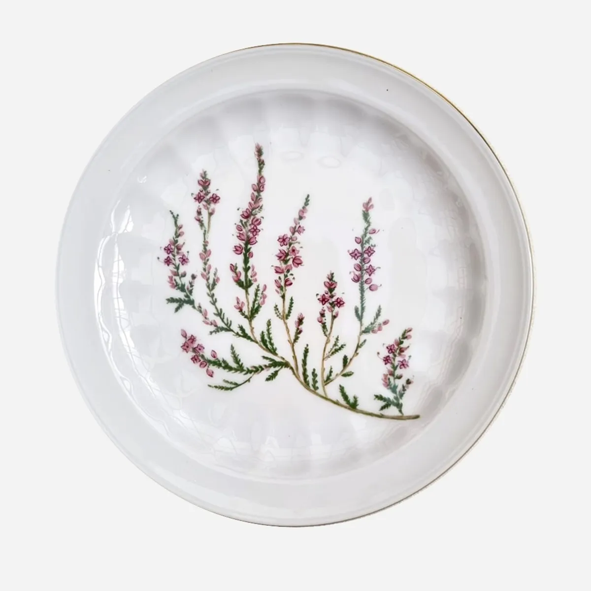 GENERICO - Plato de Pan Porcelana Sueca Carl Von Linne