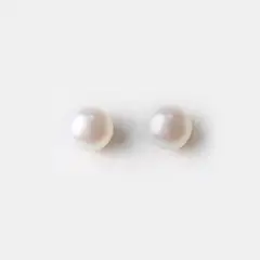PSK JOYAS - Aro Mujer Plata Perla De Rio Blanca 6 Mm Dominga S