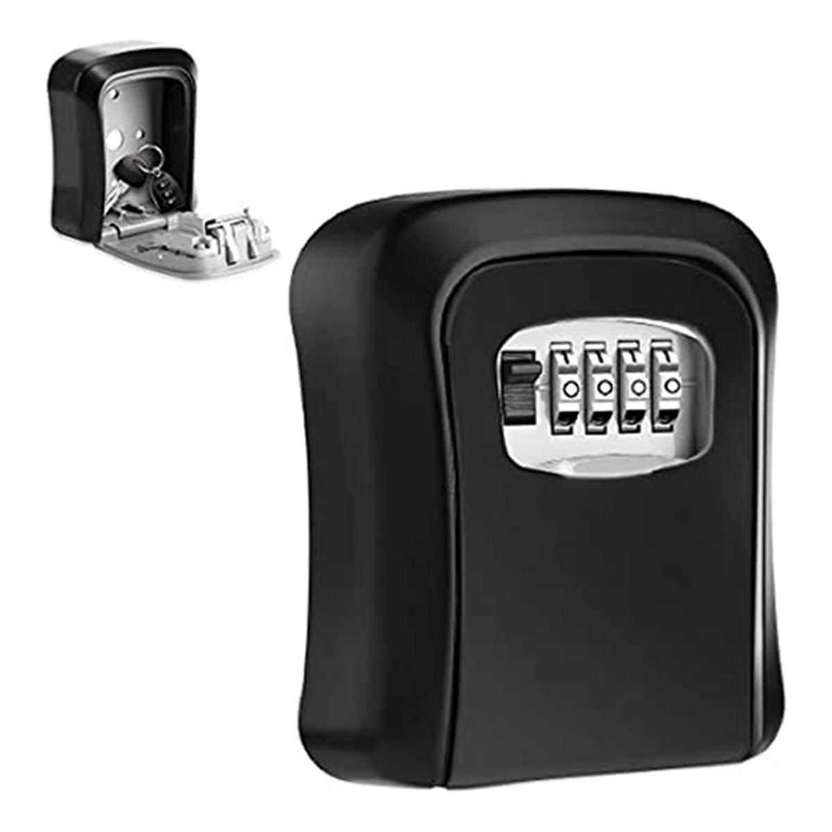GENERICO - Caja Seguridad Para Llaves Con Clave Negro