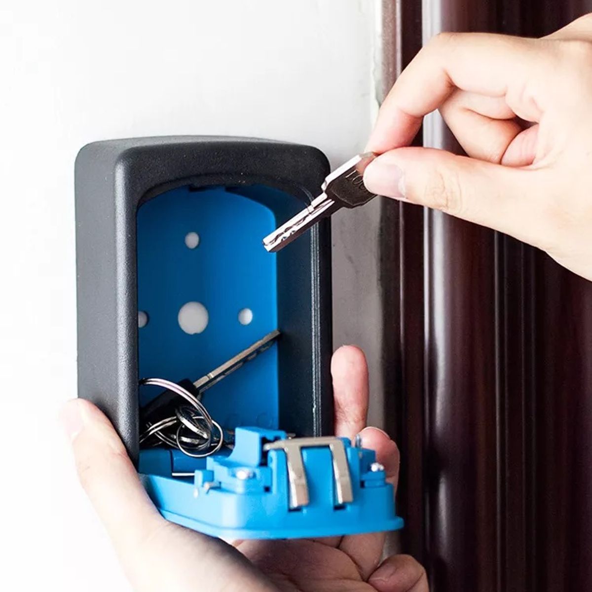 GENERICO - Caja Seguridad Para Llaves Con Clave Rojo