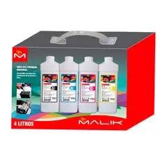 MALIK - Pack 4 Litros compatible Epson Ecotank L395