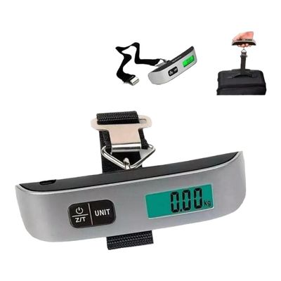 Imagen 2 del producto PESA DE EQUIPAJE DIGITAL COLGABLE PARA MALETAS BOLSOS AA17