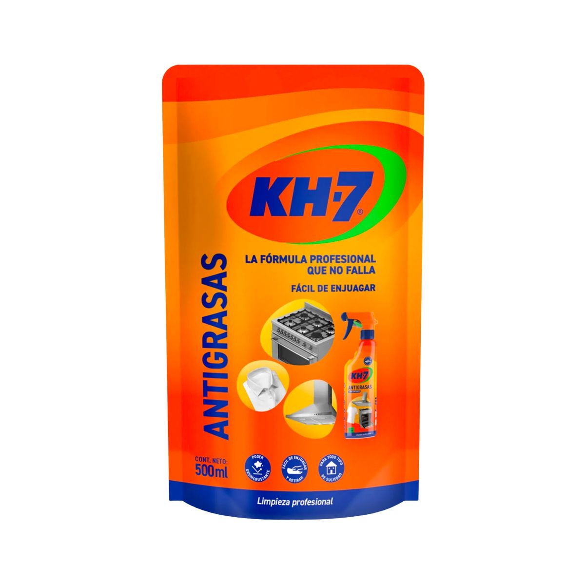 KH7 - KH-7 Limpiador Antigrasa Concentrado Doypack 500 ml