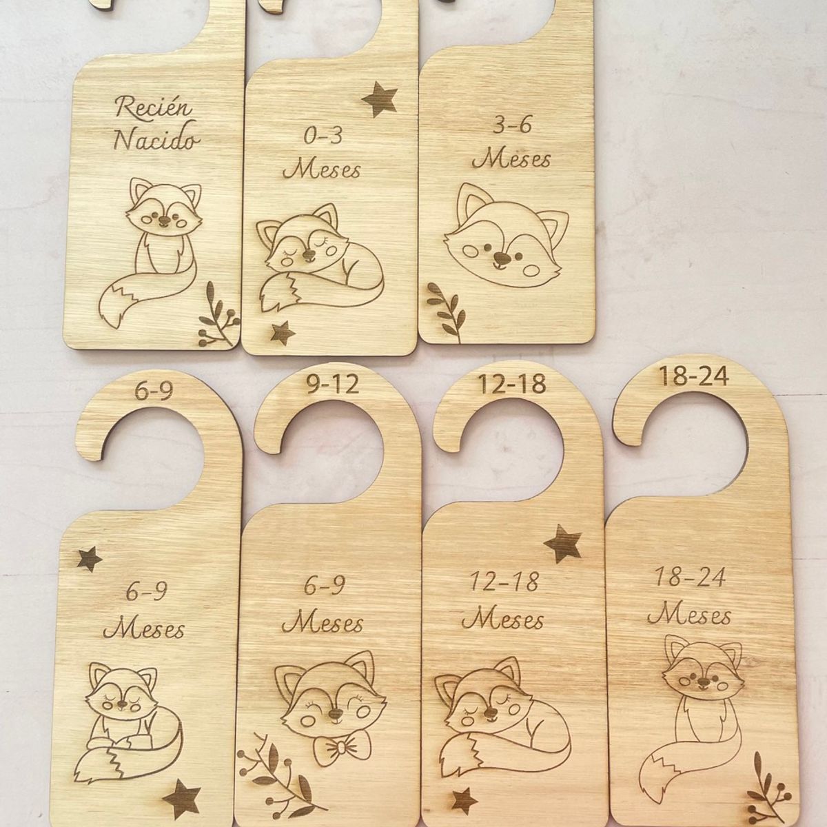 GENERICO - Ganchos separadores de ropa de bebé