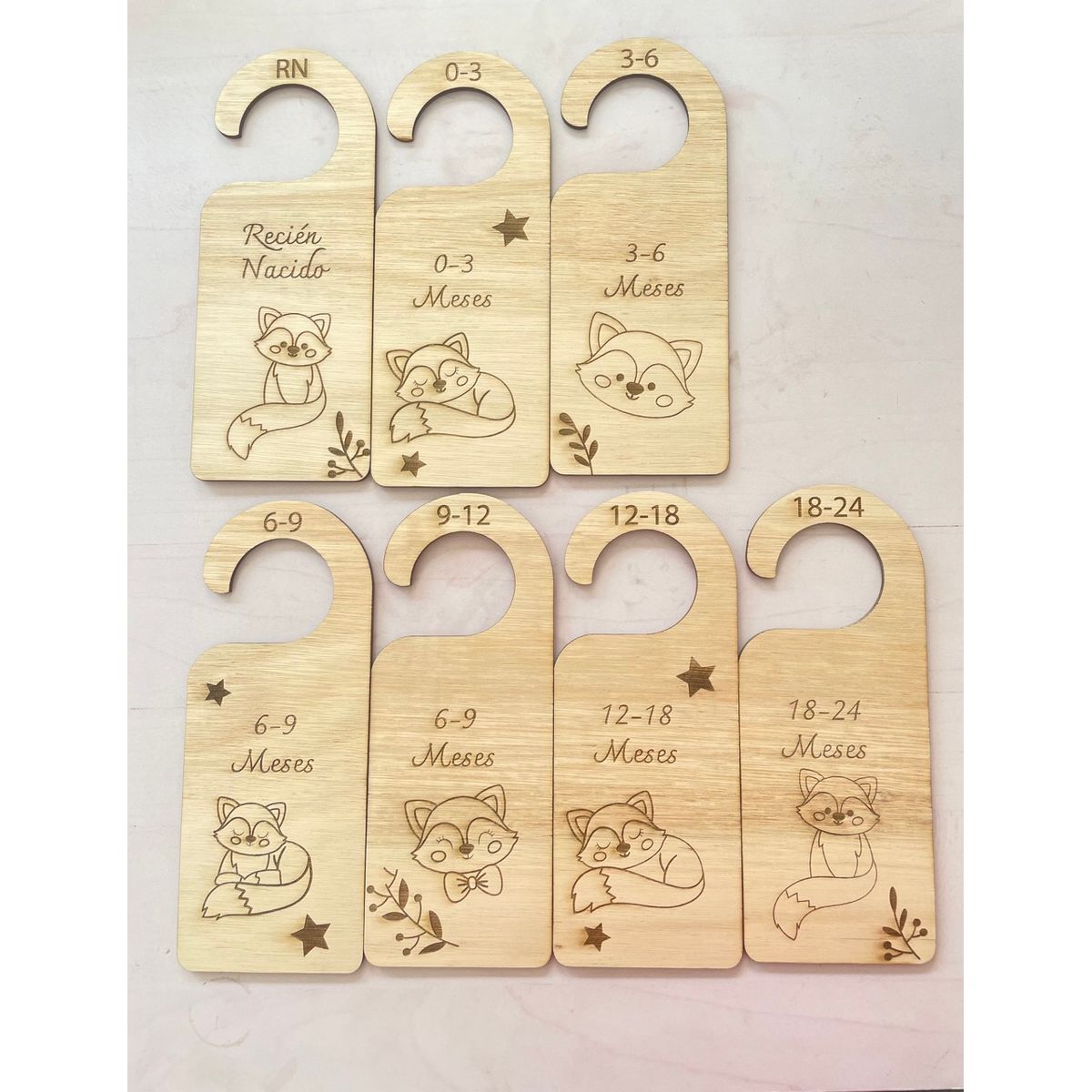 GENERICO - Ganchos separadores de ropa de bebé