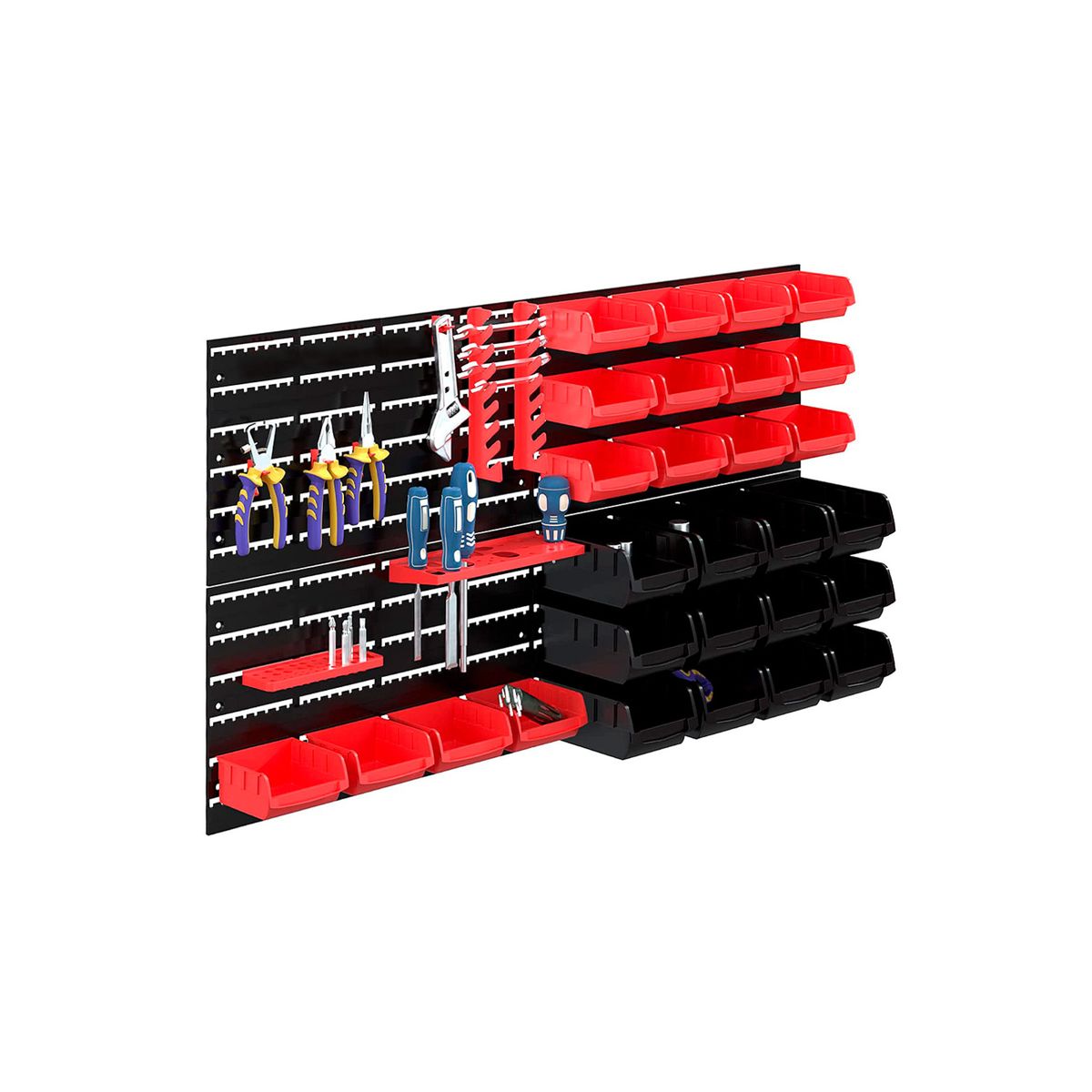 NAPPO - Organizador de Herramientas de Pared Nappo Tablero 46 Piezas