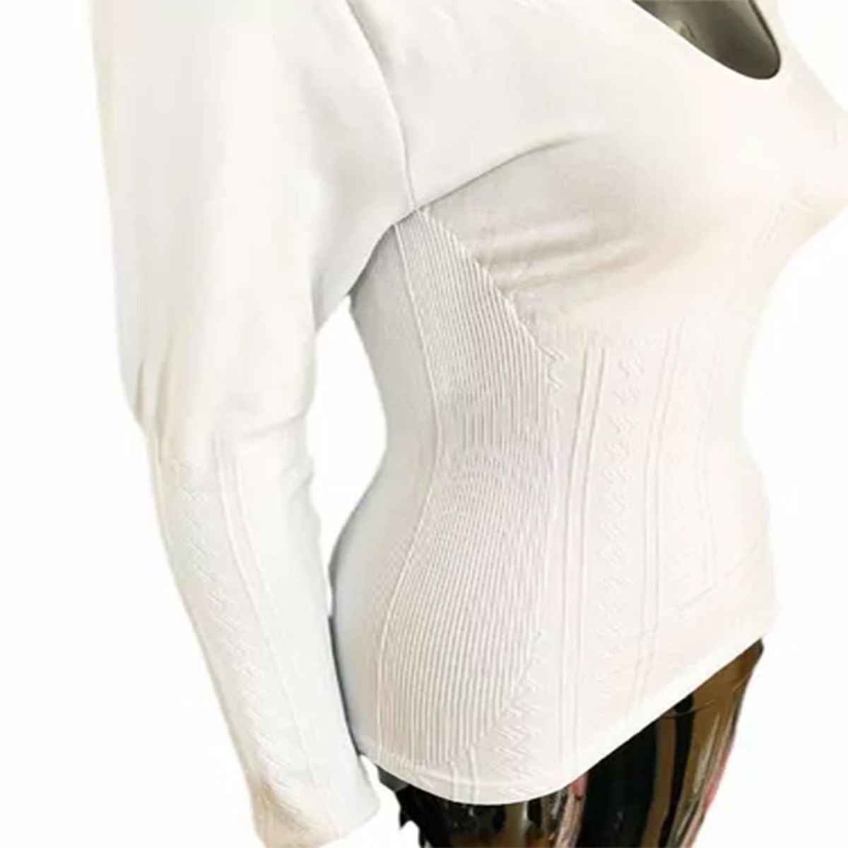 EVERSO - Pack 3 Camiseta Lola Reductora Dama Con Polar 1 Negro+2 Color Surtidos