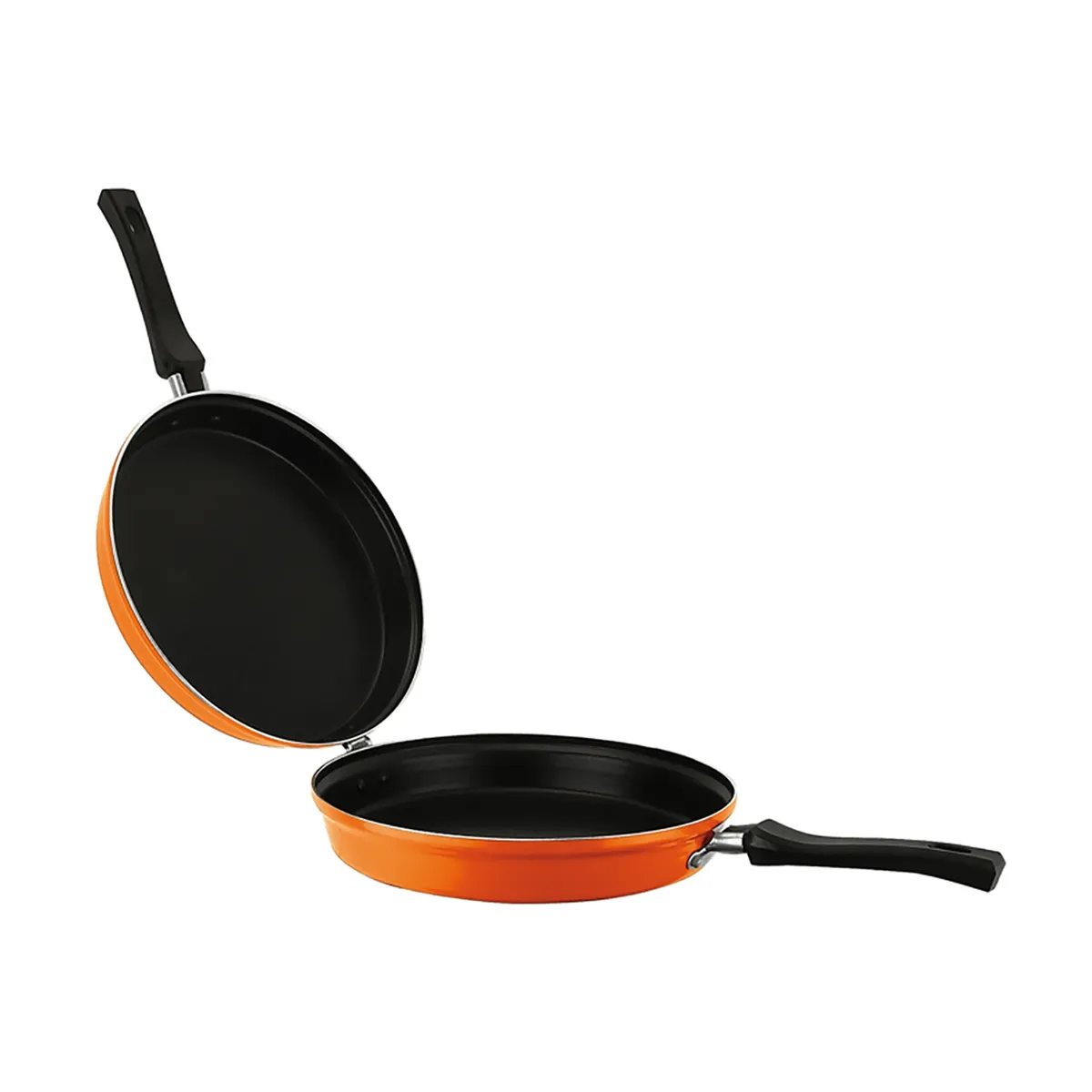 FANTUZZI - Sartén Dúo Tortilla / Omeletera 24 cm Naranja Gourmet Fantuzzi