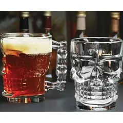 GENERICO - Vaso Shoperos Calavera 530cc Cervecero Jarra Cerveza unidad