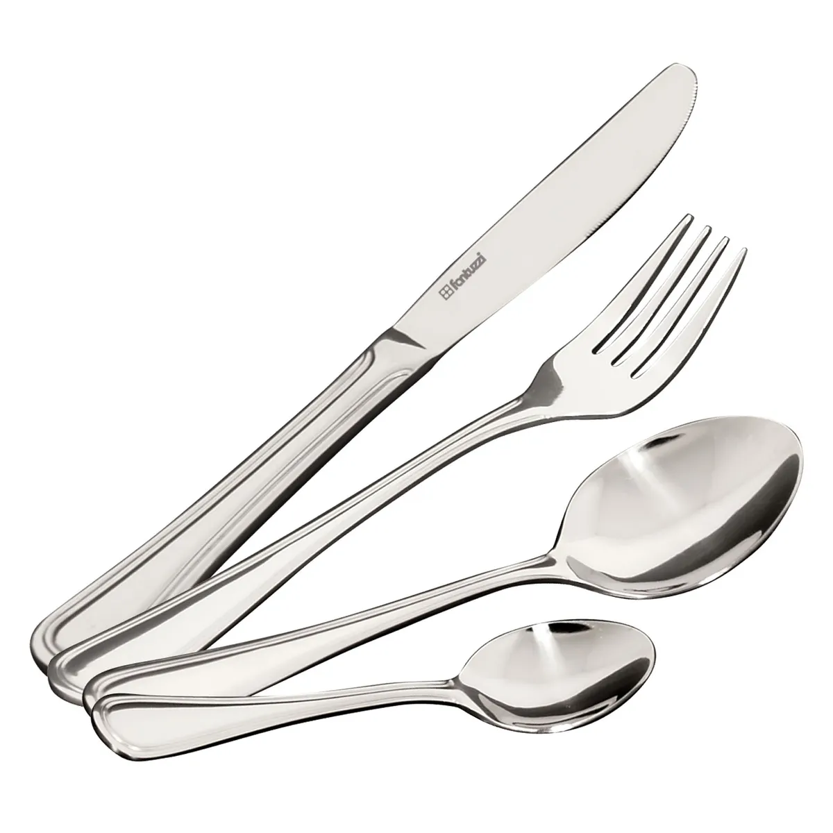 FANTUZZI - Juego de cuchillería acero inoxidable Parma 24 piezas Fantuzzi