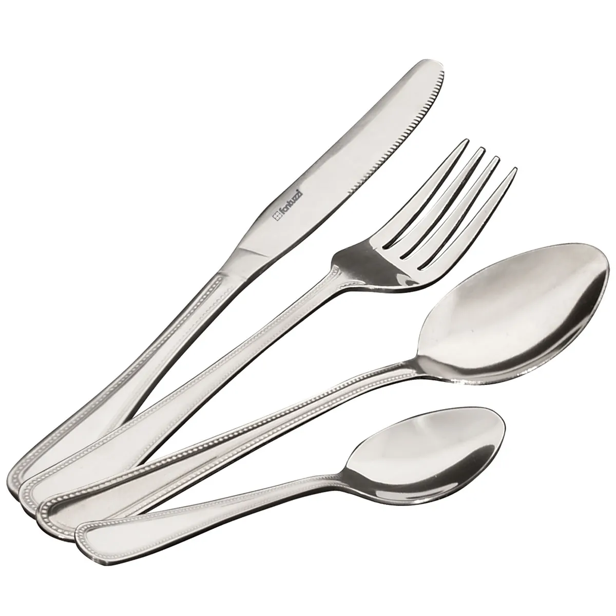 FANTUZZI - Juego de cuchillería acero inoxidable Verona 24 piezas Fantuzzi