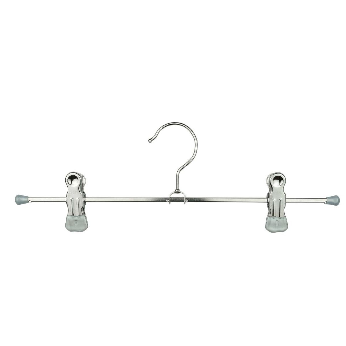 MAWA GMBH - Set de 10 colgadores de clip para pantalón y/o falda, K 40/D Silver