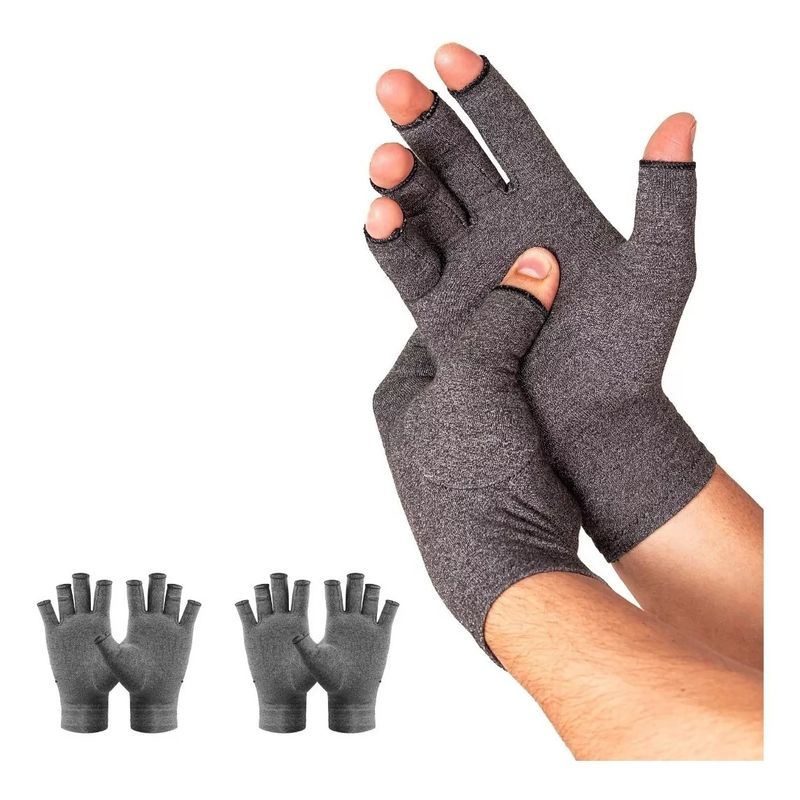 GENERICO - Guantes Para Artritis Compresión Túnel Carpiano Pack 2 Pares