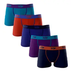 TOP - Boxer Niño Algodón Color Pack 5 C2