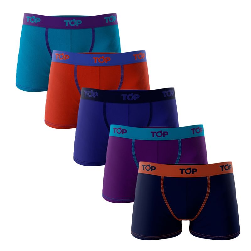 TOP - Boxer Niño Algodón Color Pack 5 C2 TOP