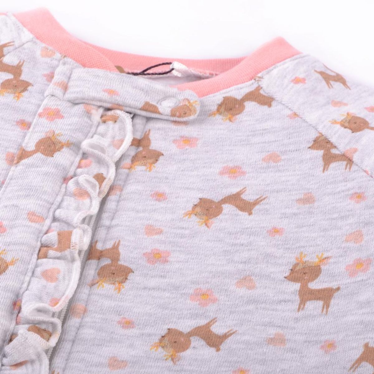 PILLIN - Pijama Osito Bebé Niña Gris claro Pillin - Gris Claro