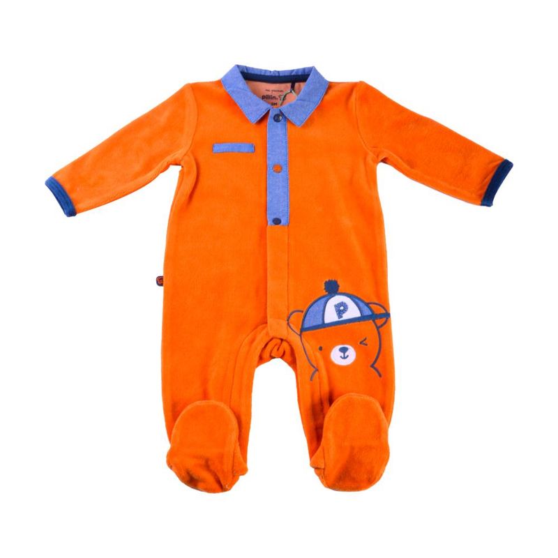 PILLIN - Osito Plush Bebé Niño Naranja Pillin - Naranjo