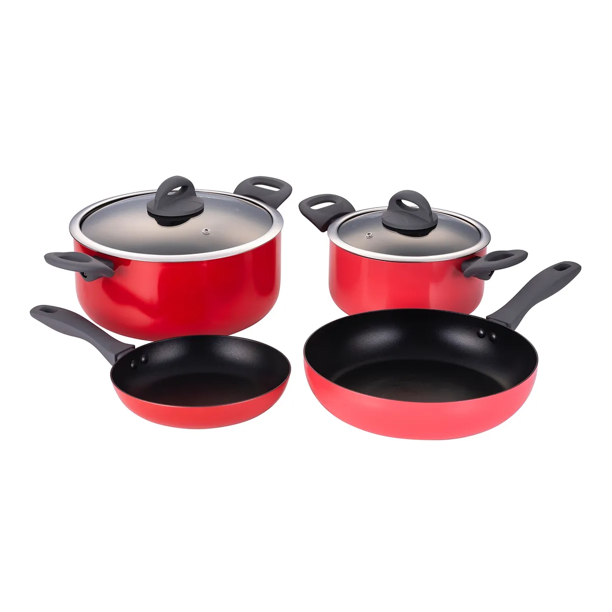 FANTUZZI - Batería de cocina de aluminio 6 Piezas Arrecife  Fantuzzi