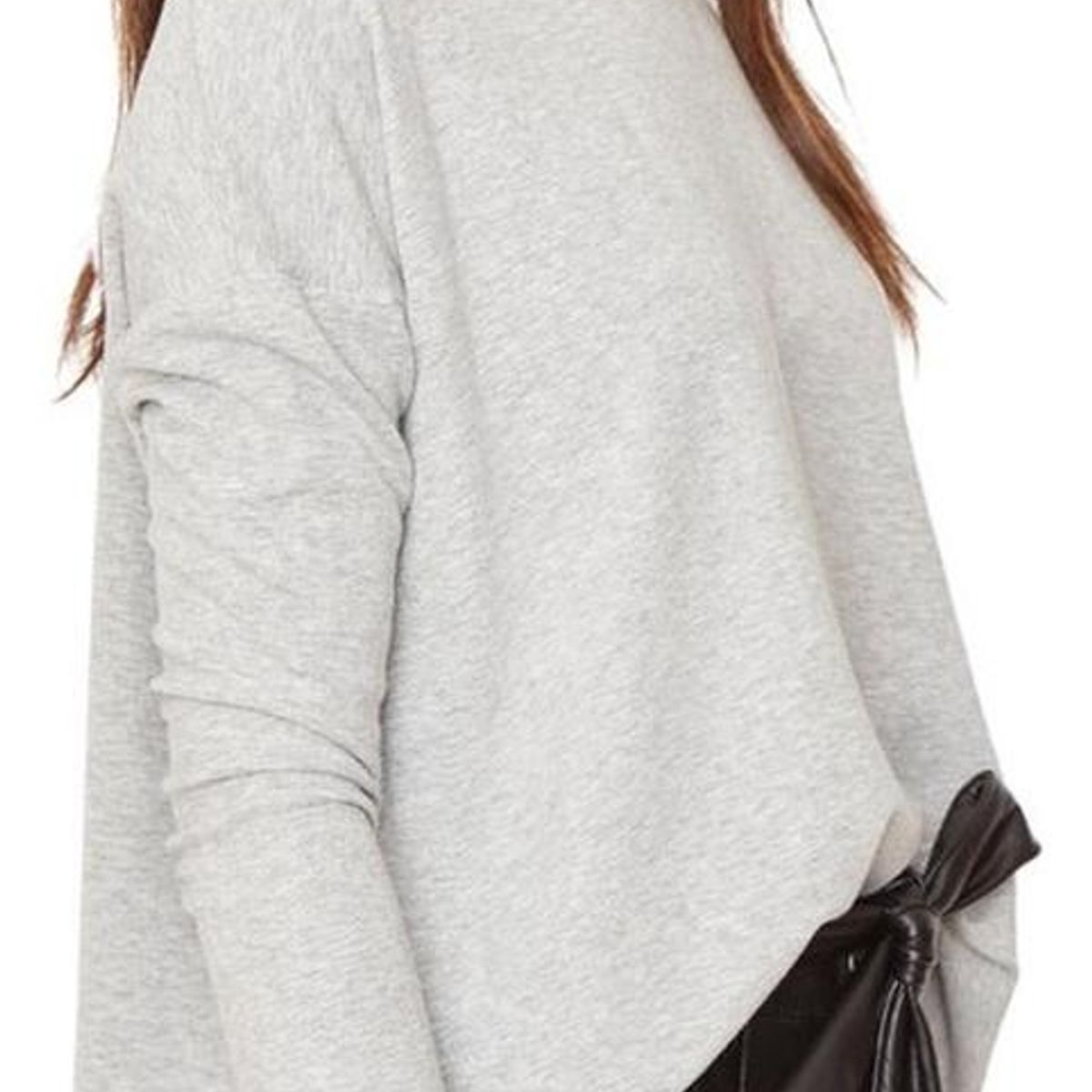 JACINTA TIENDA - Polera Lina II gris Jacinta Tienda