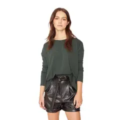 JACINTA TIENDA - Polera Lina II petróleo