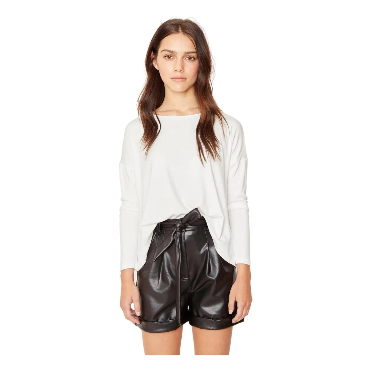 JACINTA TIENDA - Polera Lina II blanca Jacinta Tienda