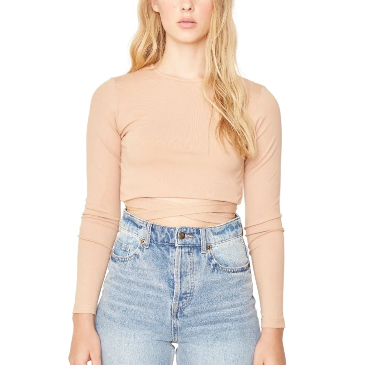 JACINTA TIENDA - Polera Lexi nude Jacinta Tienda