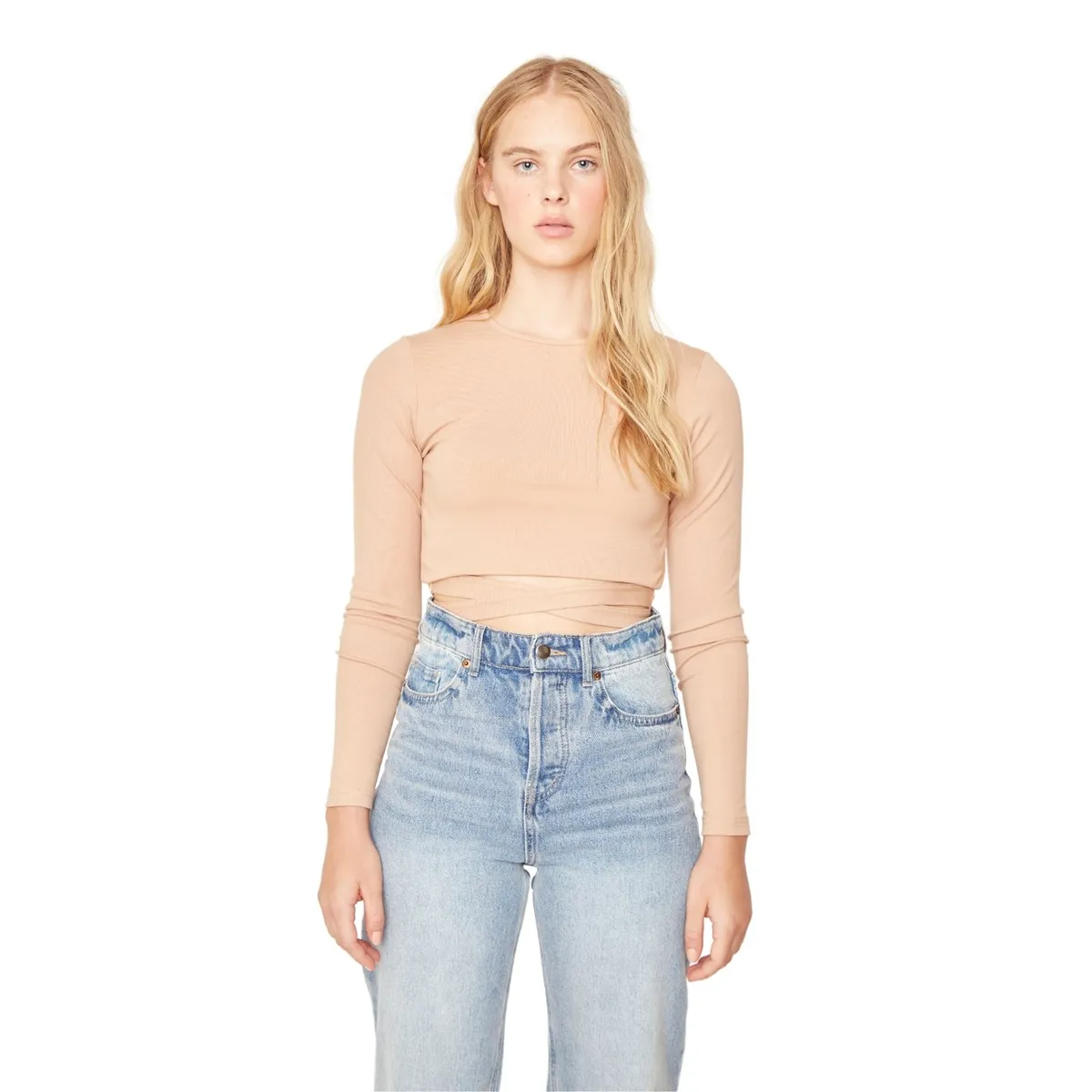 JACINTA TIENDA - Polera Lexi nude Jacinta Tienda