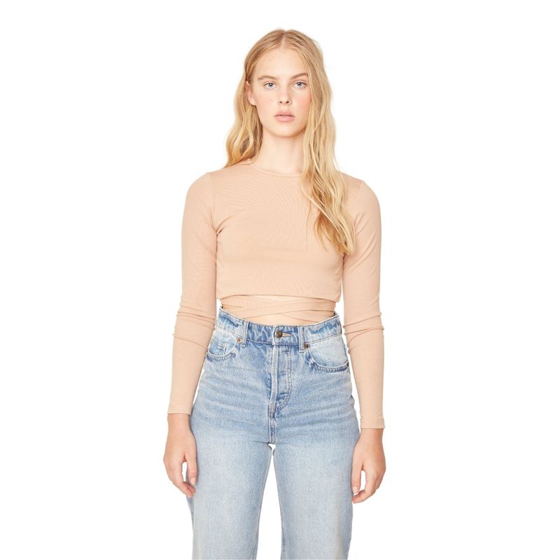 JACINTA TIENDA - Polera Lexi nude Jacinta Tienda