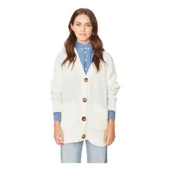 JACINTA TIENDA - Chaleco Rafaela blanco