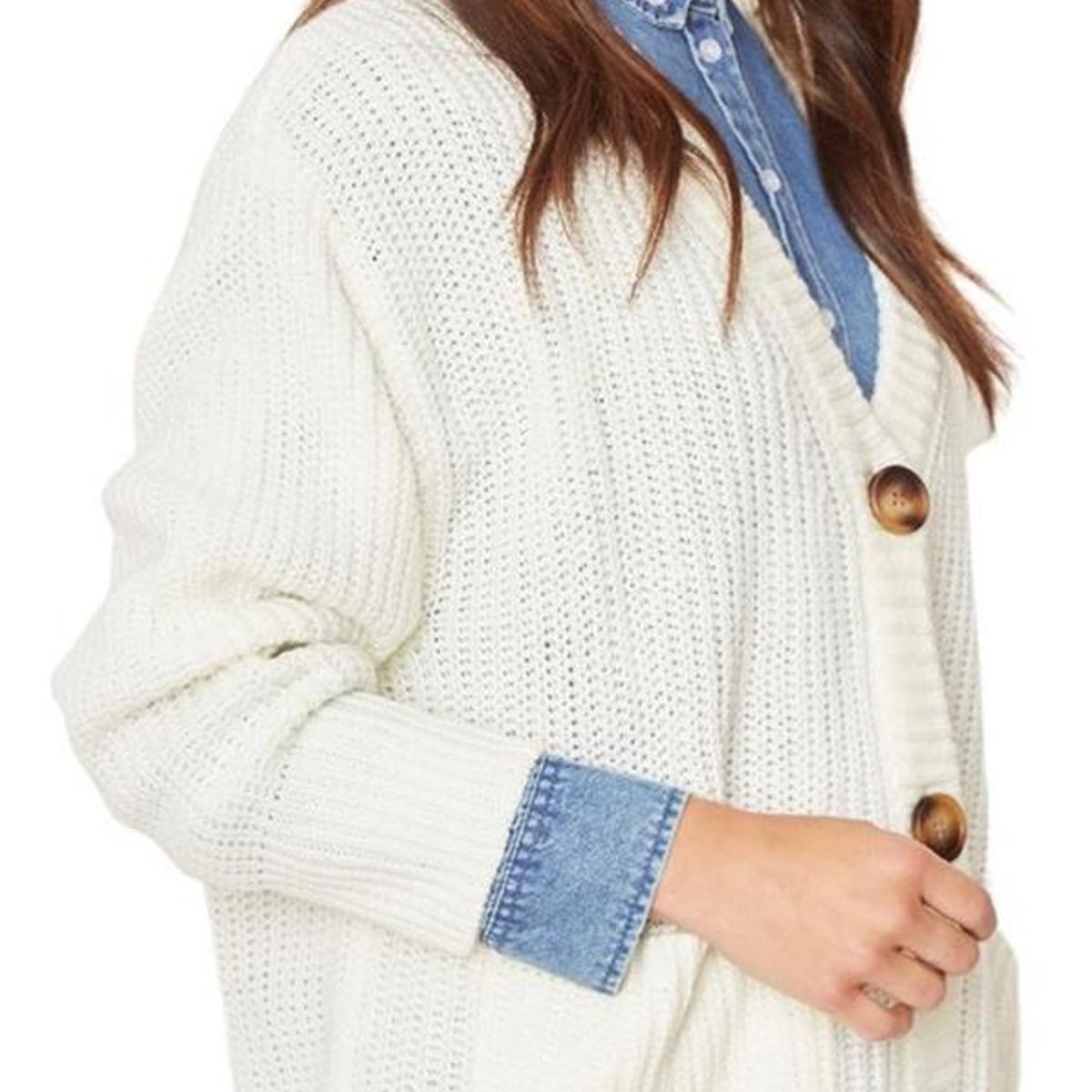 JACINTA TIENDA - Chaleco Rafaela blanco Jacinta Tienda