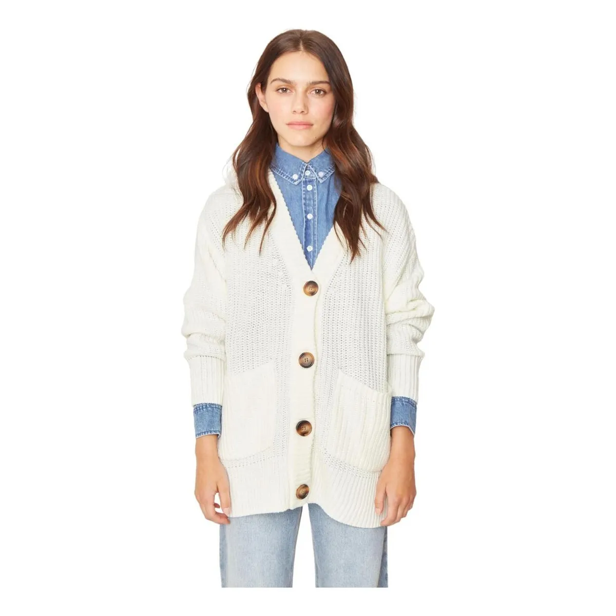 JACINTA TIENDA - Chaleco Rafaela blanco Jacinta Tienda