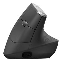 Mouse Ergo Mx Vertical - Recargable - Negro