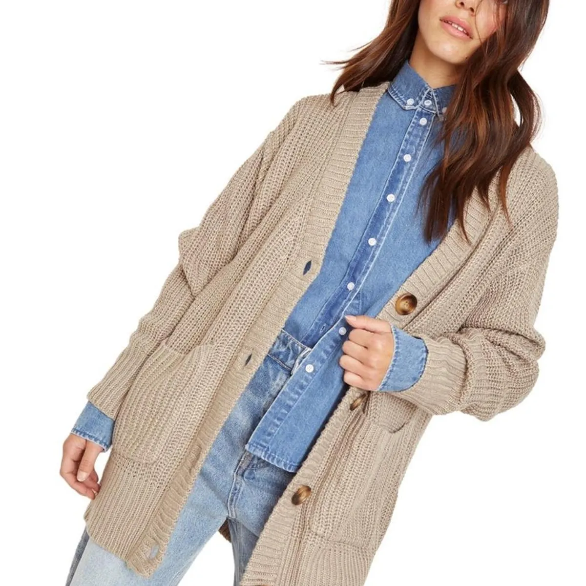 JACINTA TIENDA - Chaleco Rafaela gris Jacinta Tienda