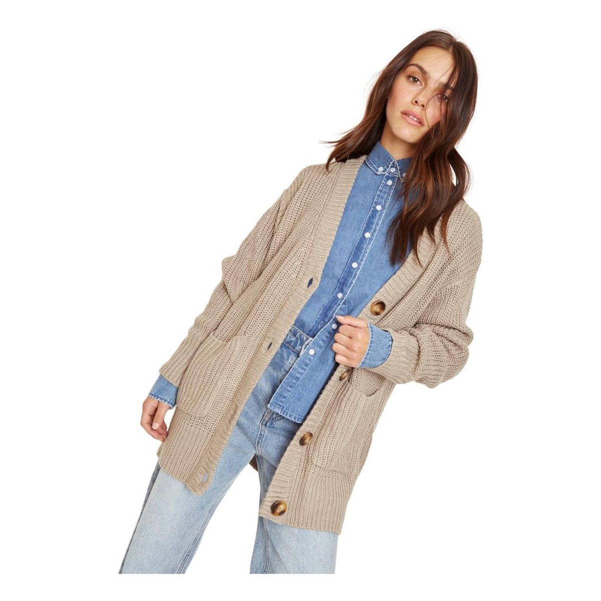 JACINTA TIENDA - Chaleco Rafaela gris Jacinta Tienda