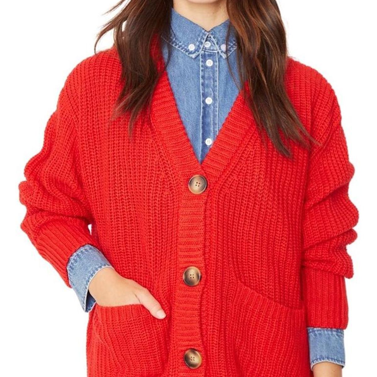 JACINTA TIENDA - Chaleco Rafaela rojo Jacinta Tienda