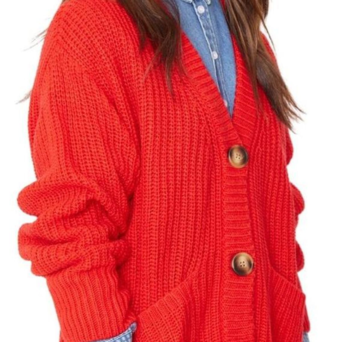 JACINTA TIENDA - Chaleco Rafaela rojo Jacinta Tienda