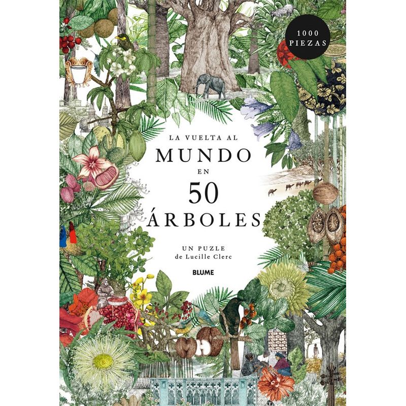 BLUME - Vuelta Al Mundo En 50 Arboles. Puzzle 1000 Piezas