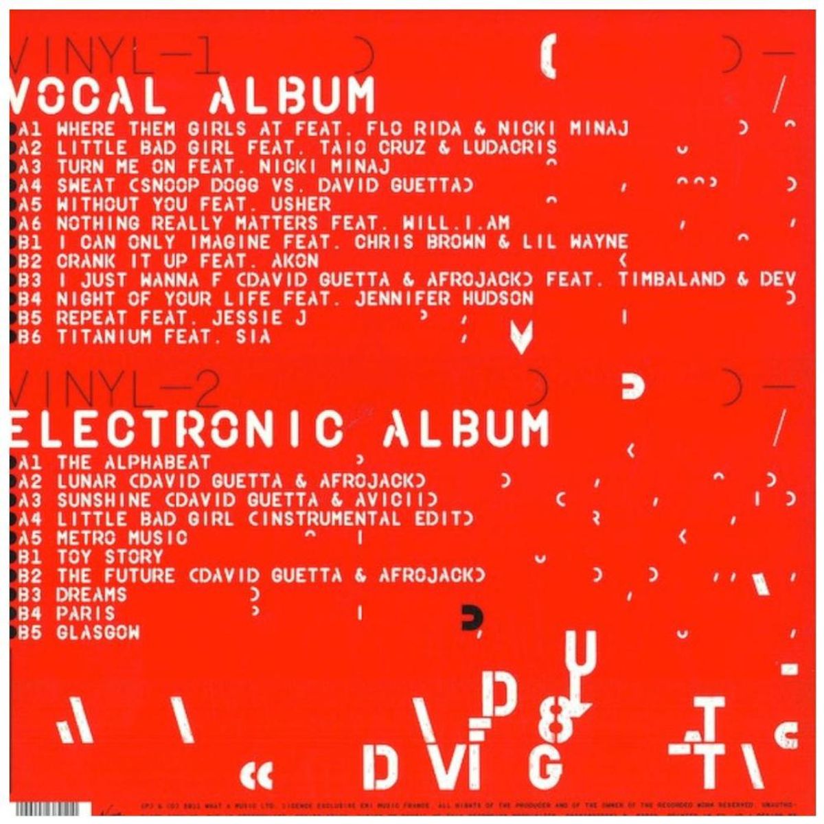 HITWAY MUSIC - DAVID GUETTA - NOTHING BUT THE BEAT 2LP - VINILO HITWAY MUSIC