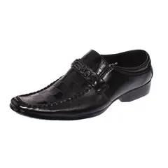 VIA FRANCA - Mocasin Casual Para Hombre Color Negro
