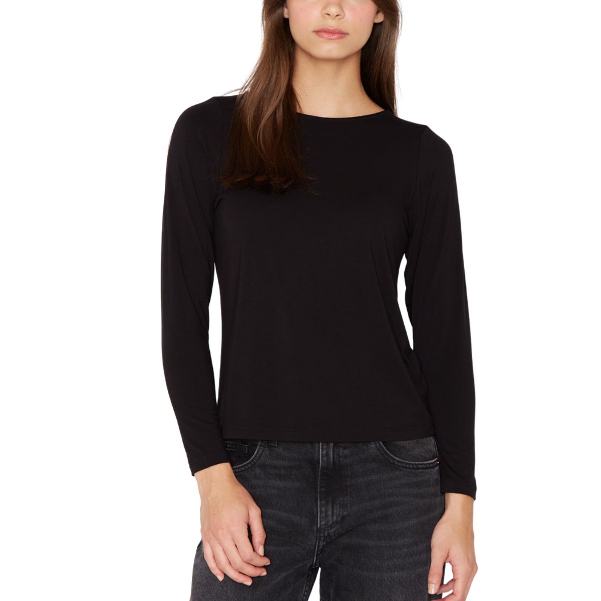 JACINTA TIENDA - Polera Bianca II negra Jacinta Tienda