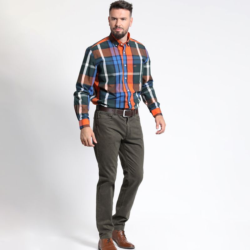 MCGREGOR - CAMISA MANGA LARGA CUADRILLÉ YD REGULAR FIT MCGREGOR