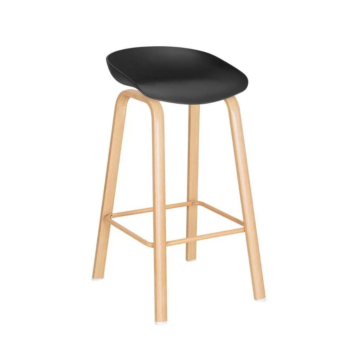 GLOBAL LATIN GROUP - Silla Taburetes Altas De Bar Con Patas De Metal - Negro